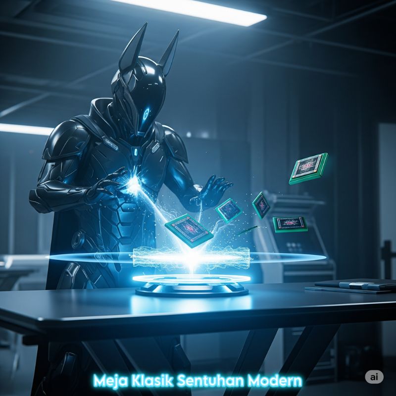 Meja Klasik Sentuhan Modern